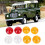8 Pcs Tail Light Lens Kit Indicator Side Lamp Replacement Compatible with Land 3