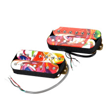 Pack of 7 Strings Pickup Suitable for Guitar Noise-rainbow