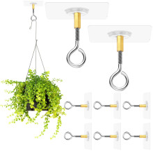 Plant Hanger Removable Strong Adhesive Ceiling Hooks-B