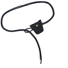 Adjustable Thin Suedes Belt Retro Style Slim Waist Strap-Black