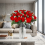 24 Head Rose Bouquet Artificial Flower Decor Gift 3