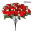 24 Head Rose Bouquet Artificial Flower Decor Gift 5