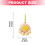 Precisions Measuring Tool 2m Cats Paws Ruler Clear Scale-Yellow 2