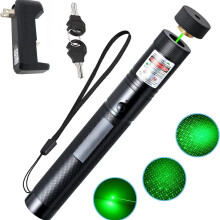Vysokovýkonné 10 000 mW 532 nm zelené laserové ukazovátko s USB nabíjaním a svetlom Gypsophila