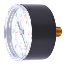 Air Water Oil Gas Pressure Gauge 50mm Dial 1/8 BSPT Back Connection 0-300 PSI