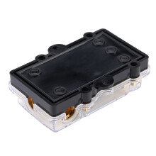 Car Fuse Box Block 24V 60A Blade Type with 3 Way Out Weather Resistant Plastic