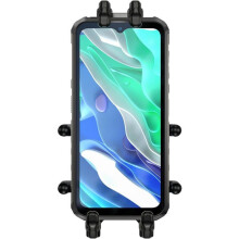 Soporte para teléfono móvil - UleFone - Armor Mount Pro-AM01 - Negro - Fijación para manillar - Posición ajustable