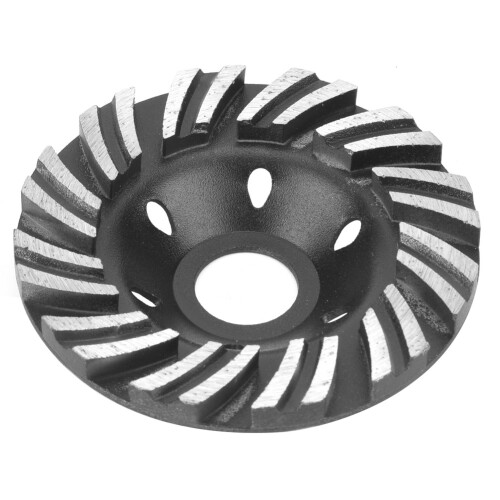 100mm Diamond Segment Cup Wheel 7mm Thick Black