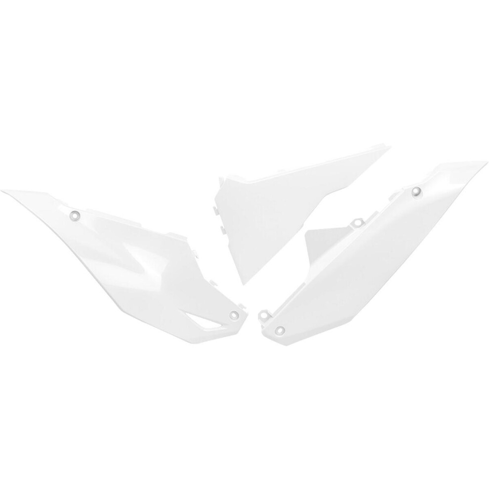 Ufo White Side Panels For Kawasaki Kx450 2024-2025