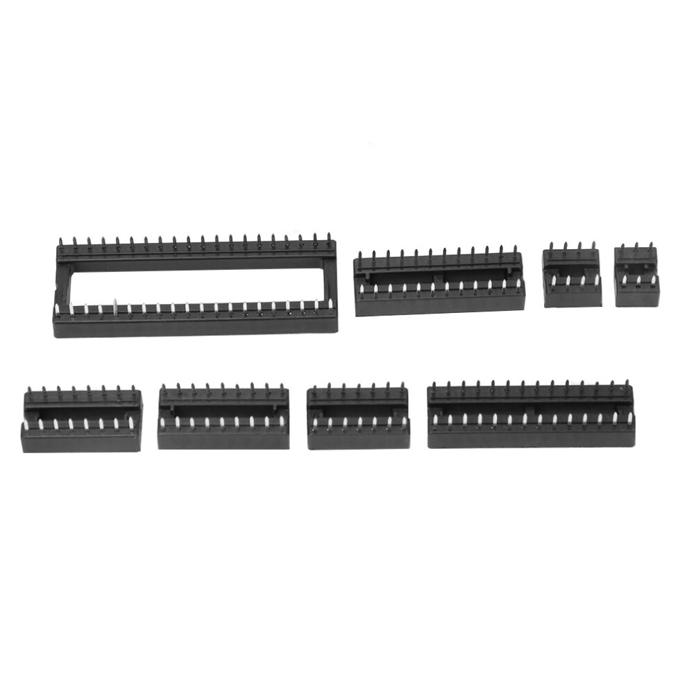 122pc 2.54mm DIP IC Socket Assortment 6-40 Pin
