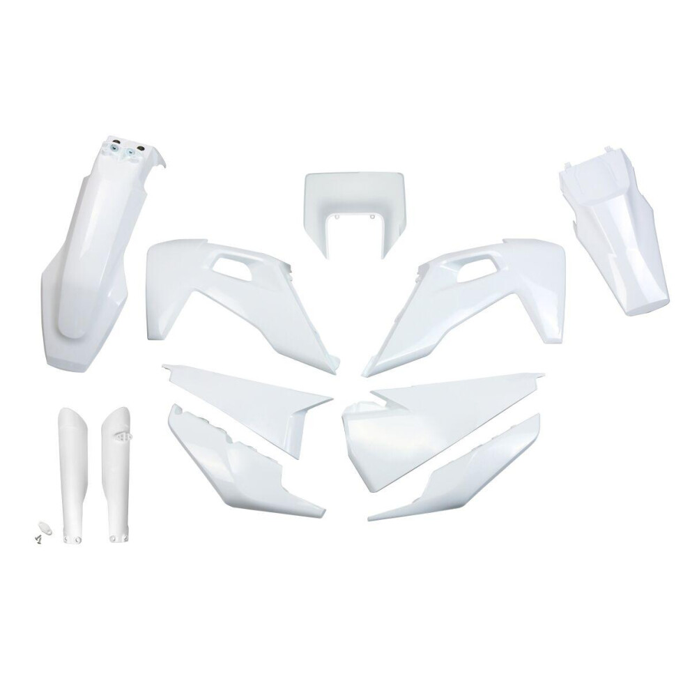 Ufo Plastics Kit For Husqvarna Fc250 2022 - White 8052135171348