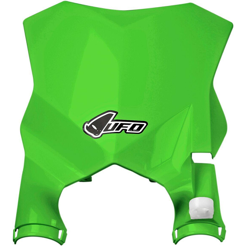 Ufo Stadium Front Number Board With Fork Guards For Kawasaki Kx250 2021-2024 - Kx Green 8052135029557