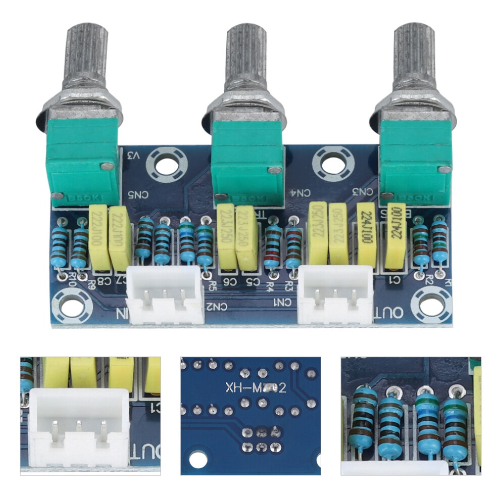 Audio Pre Amplifier Toning Board 3Ch 7340572494870