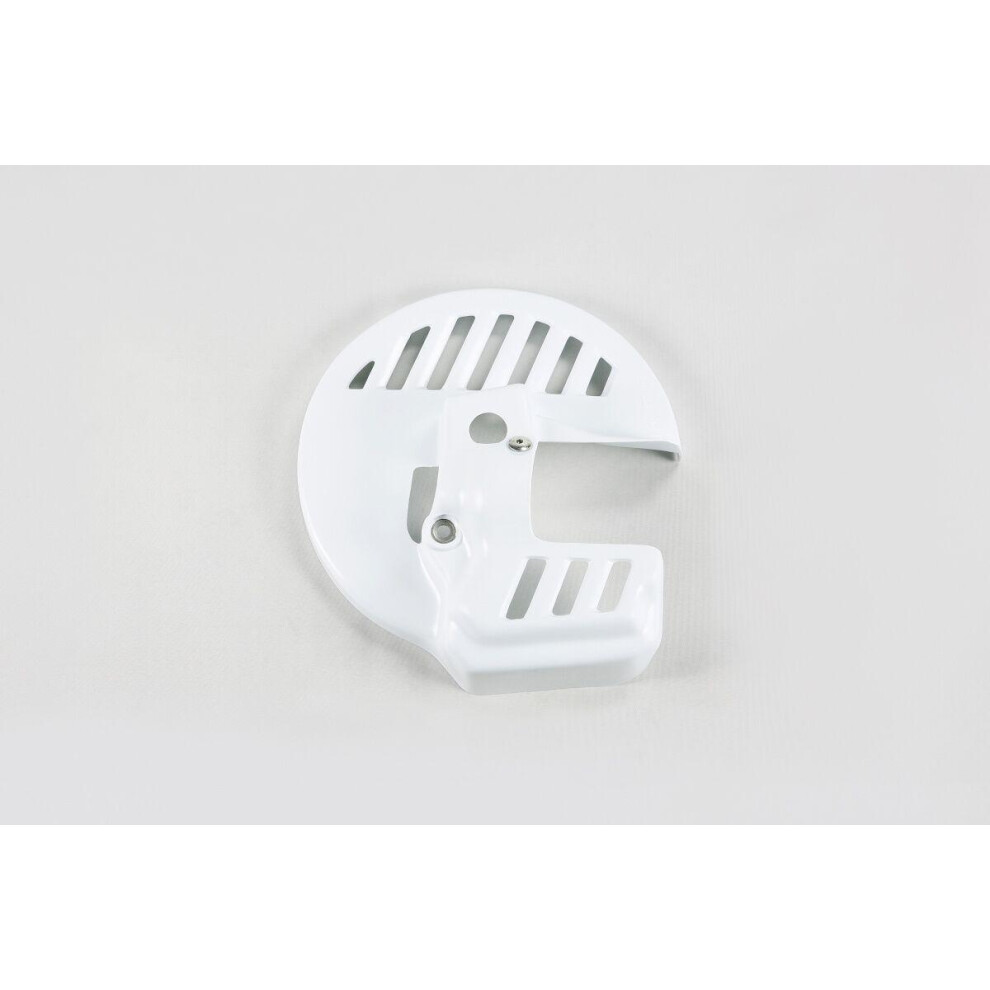 Ufo Front Brake Disc Protector For Honda Cr125 1990-1994 - White 8052135006329