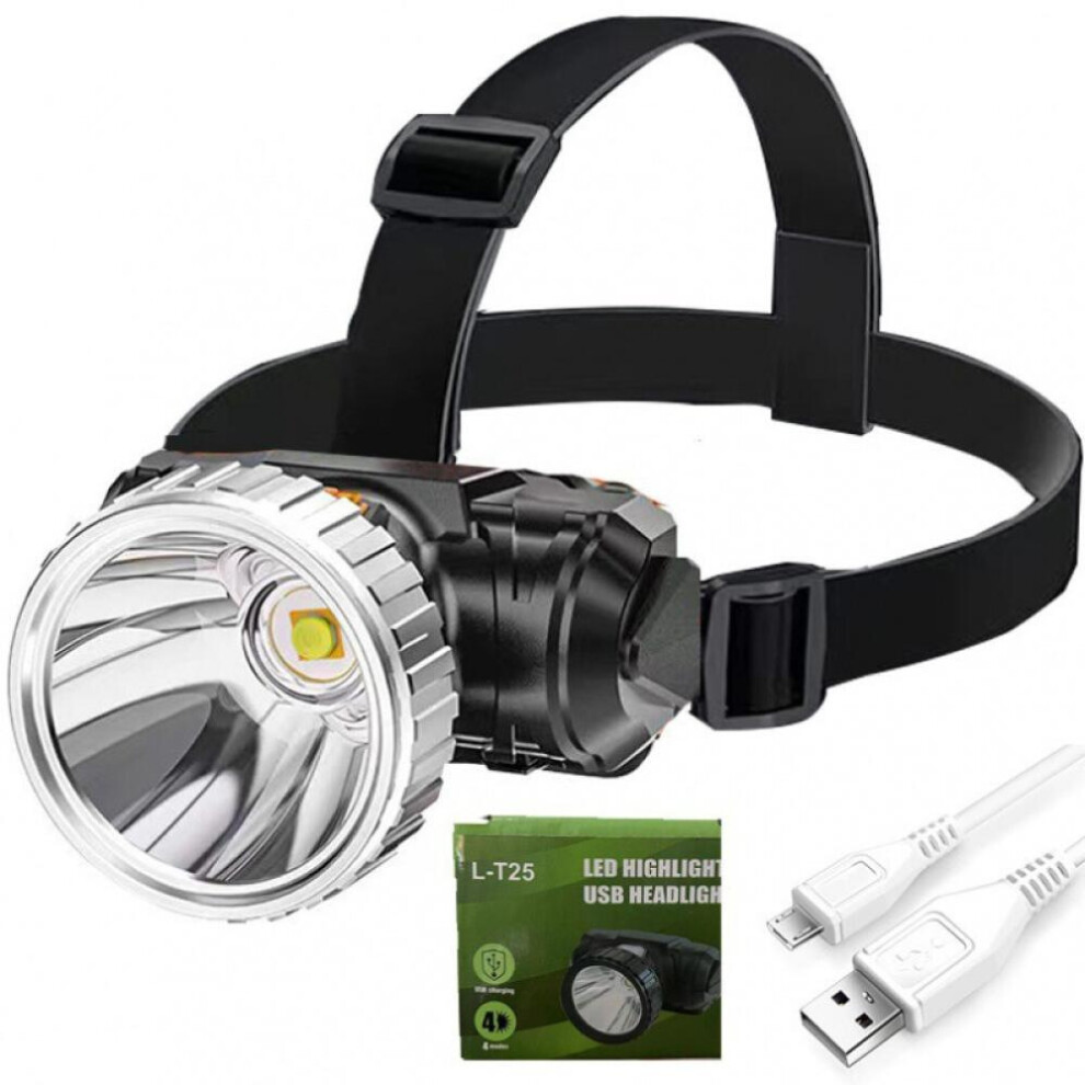 Led Headlamp Head Torch Headlight Flashlight Camping Fishing Rechargeable 6485316873823