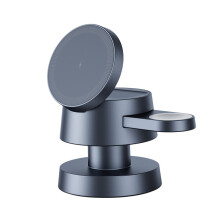 4-in-1 Wireless Charger Magnet Watch Earphones Phone Holders Creative Nightlight