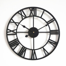 Wall Clock Asato Black 60cm
