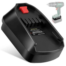 Adaptateur convertisseur BOSB18C compatible avec la batterie Bosch 18 V Li-Ion BAT618
