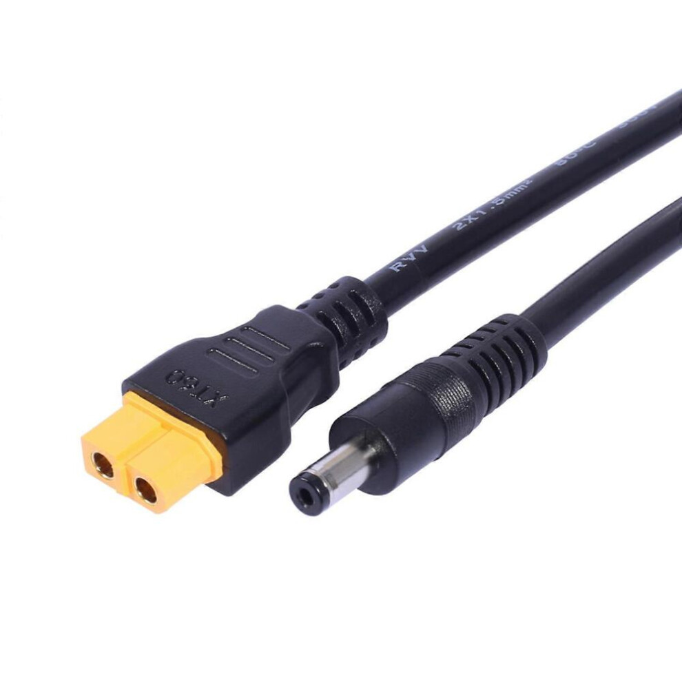 (5.5X2.1mm Male)Dc5.5x2.1mm/Dc5.5x2.5mm Connectors Cable 30Cm With Xt60 Female End For Solar Panel And Remote Control Toy Power Supply 6485316877845