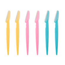 (Multicoloured 6 Piece)Multicoloured 6 PieceILLUVA Eyebrow Razors Facial Hair Remover Shaver Trimmer Shaper, Exfoliating Dermaplaning To