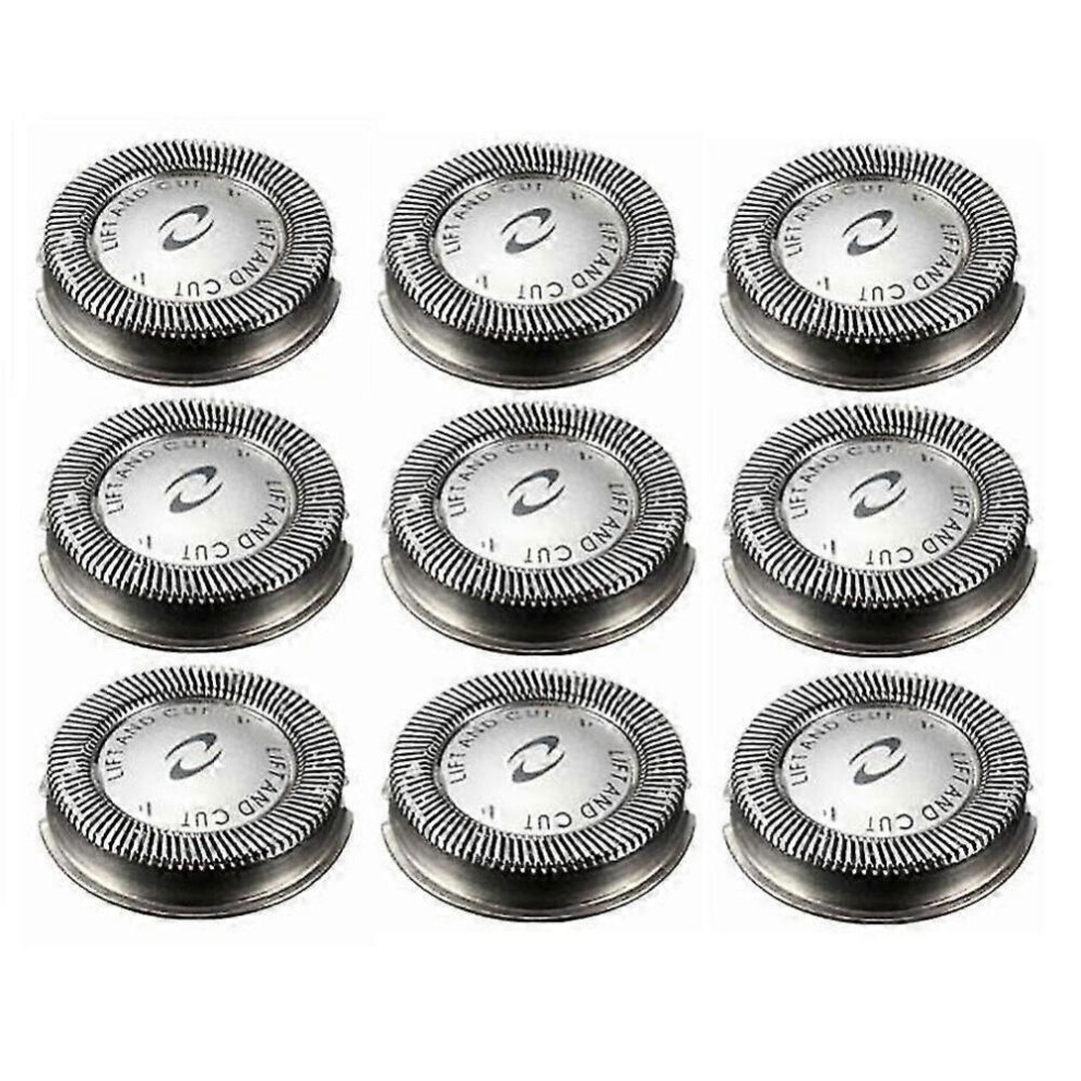 9 Pcs Replacement Shaver Head Compatible with Philips Norelco HQ3 HQ4 HQ55 HQ56 HQ6900 HQ6868 HQ5812 HQ6874 Razor Blade