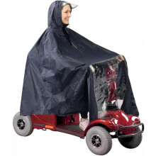 Regenschutz für Elektromobile, universeller, großer, wasserdichter Regenponcho, winddichter Scooter-Umhang, Regenmantel für Elektr