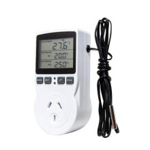 Temperatuurregelaar 16A 230V Groot LCD-scherm Digitale Thermostaat Stopcontact voor Verwarmingsmat - Kleur: AU Plug gx20241211275