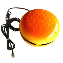 Gadget divertenti Telefono fisso simulato a forma di hamburger Telefono cheeseburger per casa Ufficio Hotel Decorazione Il miglior