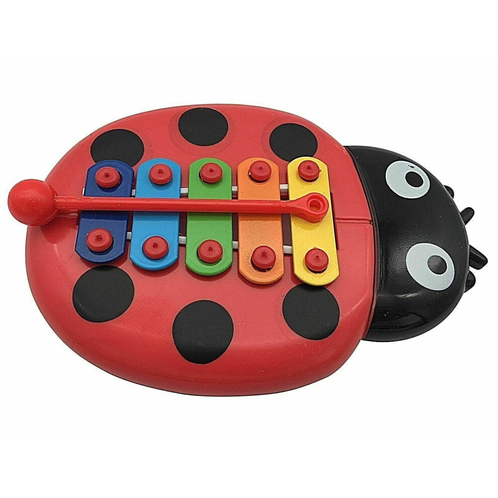 Ladybug Xylophone For Kids, Musical Instrument For 1 Year Old, Glockenspiel Baby Toy, Educational Music Learning Activity, Fun Toddler Gif 6485316878088