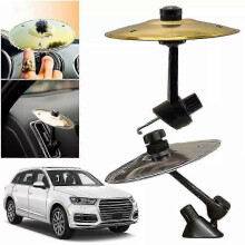 (2 stuks) Auto Crash Cymbal 2025, Auto Drum Cymbal Luchtrooster, Maak je Rijden Grappiger