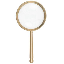 10X Handheld Magnifying Glass with Large Lens and Metal Handle