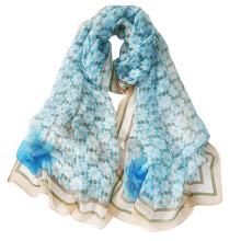 Women's Scarves & Wraps Vintage Georgette Floral Style Classy Large Long Sarongs Ladies Scarfs Gifts