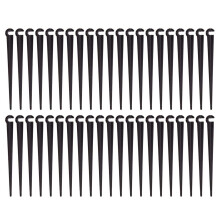 Estacas de Soporte de Goteo de Riego de 200 Piezas para Camas de Manguera de Tubos de 1/4 Pulgadas, Jardines de Vegetales, Jardines de Hierbas