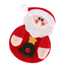 Kerstbestekhouder, schattig ontwerp met rendiermotief, hoogwaardige stoffen tas voor mes, vork en lepel, voegt een feestelijke sfeer toe aan uw