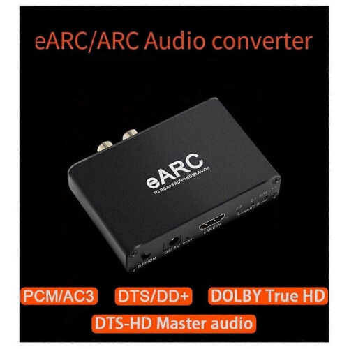 Μετατροπέας EARC ARC Audio Extractor συμβατός με HDMI 192KHz για DT 1