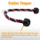 Heavy Duty Biceps Triceps Training Nylon Pull Rope with Stainless Steel Snap Hook Two-Color Pull Down Fitness Cable Attachment Machine Spo 3