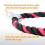 Heavy Duty Biceps Triceps Training Nylon Pull Rope with Stainless Steel Snap Hook Two-Color Pull Down Fitness Cable Attachment Machine Spo 4