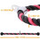 Heavy Duty Biceps Triceps Training Nylon Pull Rope with Stainless Steel Snap Hook Two-Color Pull Down Fitness Cable Attachment Machine Spo 5
