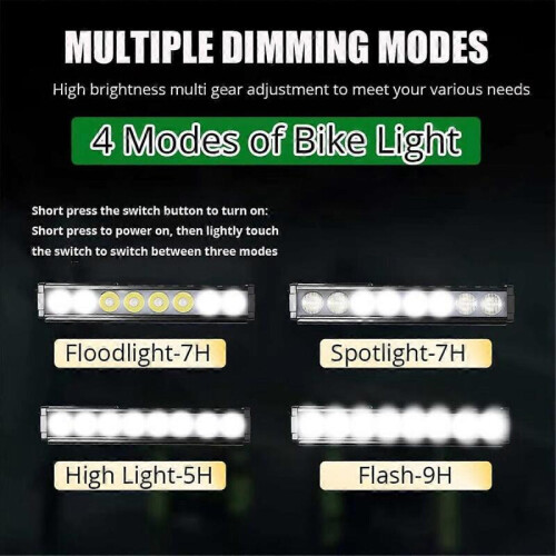 Ultra-Bright Bicycle Light 15000 Lumen Front Bike Light 1