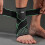 (Black-M)Sports Compression Ankle Protector High Elastic Supporting Sockings for Running Workout 4