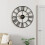 Wall Clock Asato Black 60cm 4
