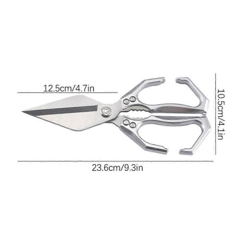 Multifunctional Heavy Duty Kitchen Shears Ultra Sharp Scissors for Meat Cutting Chicken Fish Vegetable BBQ Home Kitchen 2