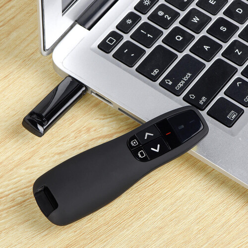 Συμβατό με το Logitech R700 Wireless Presenter, Red Laser Pointer, Τηλεχειριστήριο PPT USB 2.4G 1