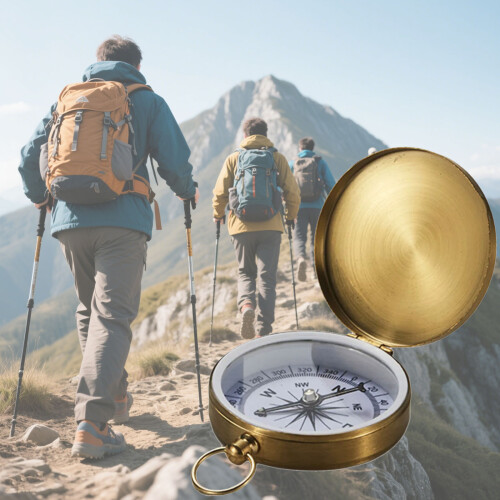 Outdoor Camping Pocket Compasses Waterproof Compasses for 1