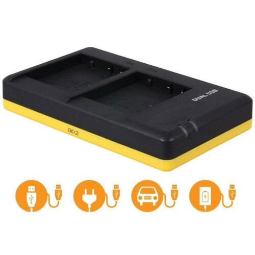 Cargador doble para LP-E6