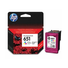 Cartouche d'encre HP 651 - Tricolore - Jet d'encre - HP INC.