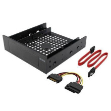 Adaptador de HDD 3,5" - AKASA - AK-HDA-12 - Cor Preto - Interface SATA - Painel de Revestimento