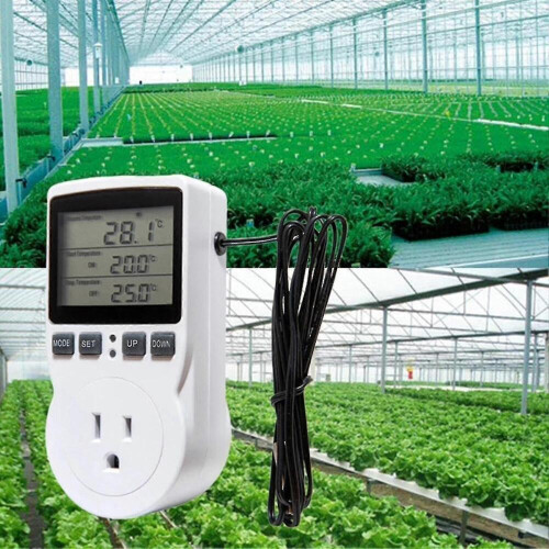 Ελεγκτής θερμοκρασίας 16a 230v μεγάλης οθόνης LCD με ψηφιακή θερμοστάτη, π 2