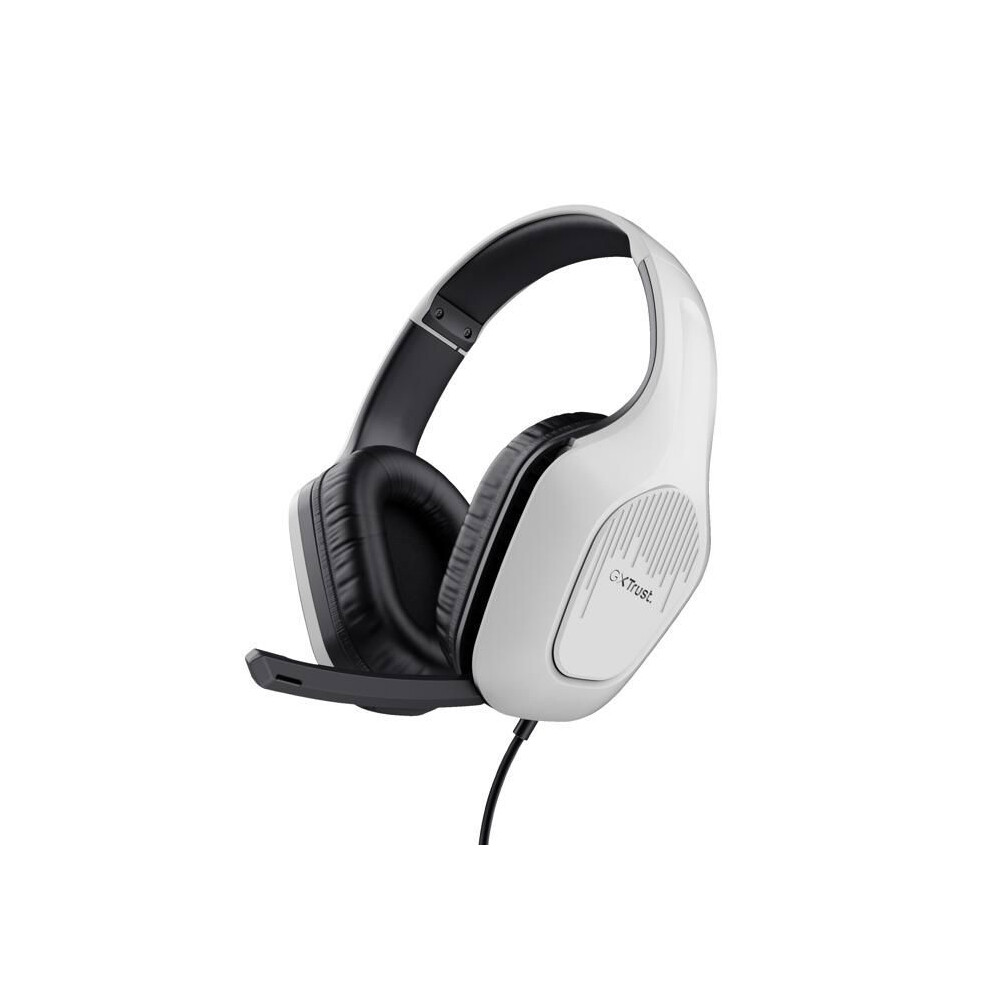 GXTrust Zirox Lightweight Gaming Headset for PlayStation 5, White | Over-Ear, 3.5mm Jack, 50mm Drivers, 1.2m Cable, Foldaway Microphone, Lightweight - Image 3