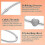 Βραχιόλι με φίδι για Pandora Charms Sterling Silver Moments Αλυσίδα με φίδι που ταιριά 5